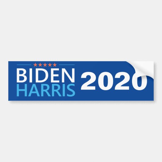 Biden Harris 2020 voor de President US-verkiezinge Bumpersticker (Voorkant)