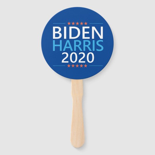 Biden Harris 2020 voor de President US-verkiezinge Handwaaier (Achterkant)