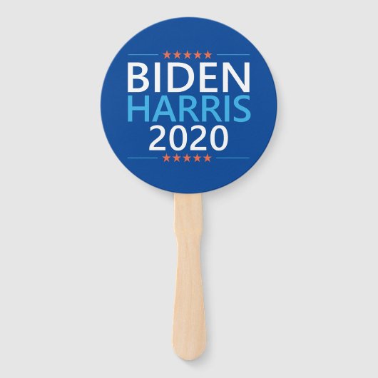 Biden Harris 2020 voor de President US-verkiezinge Handwaaier (Voorkant)