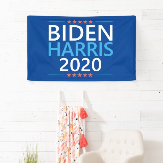 Biden Harris 2020 voor President Spandoek (Insitu)