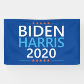 Biden Harris 2020 voor President Spandoek (Horizontaal)