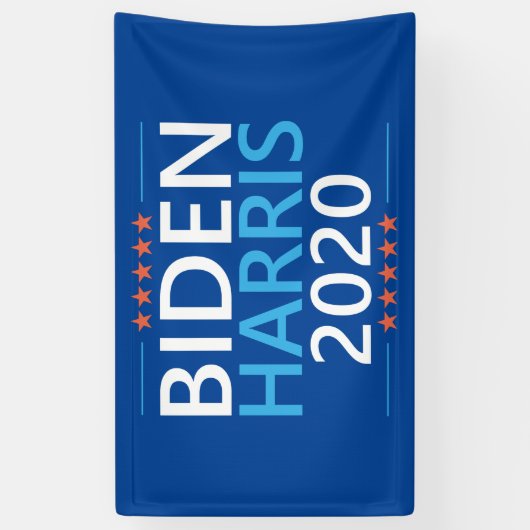 Biden Harris 2020 voor President Spandoek (Verticaal)