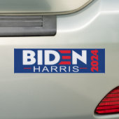 BIDEN HARRIS 2024 BUMPERSTICKER (Op auto)