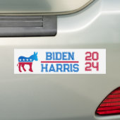 Biden Harris 2024 Bumpersticker (Op auto)