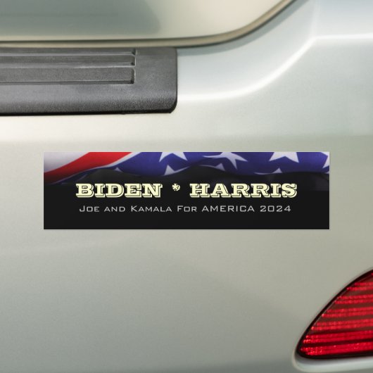 BIDEN HARRIS 2024 Campaign Car Magnet Bumpersticker (Op auto)