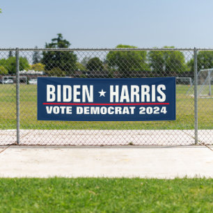 Biden Harris 2024: democratische verkiezingen Spandoek