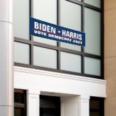 Biden Harris 2024: democratische verkiezingen Spandoek (Buitenkant Gebouw)