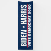 Biden Harris 2024: democratische verkiezingen Spandoek (Verticaal)