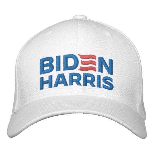 BIDEN HARRIS 2024 GEBORDUURDE PET (Voorkant)