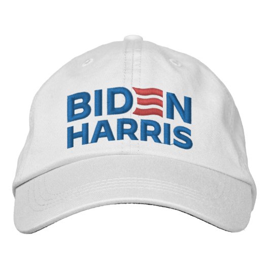 BIDEN HARRIS 2024 GEBORDUURDE PET (Voorkant)