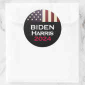 BIDEN HARRIS 2024 Grote Campagne Ronde Sticker (Tas)