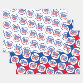 Biden Harris 2024 Inpakpapier Vel