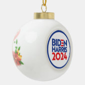 Biden Harris 2024 Keramische Bal Ornament (Links)