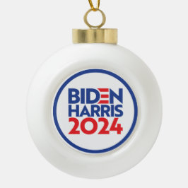 Biden Harris 2024 Keramische Bal Ornament