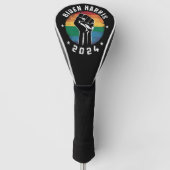 Biden Harris 2024 LGBT Rainbow Gay Pride Verkiezin Golfheadcover (Voorkant)