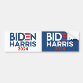 Biden Harris 2024 logo - Halfweg voor 2 Bumpersticker