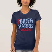 Biden Harris 2024 presidentsverkiezingen T-shirt (Voorkant)
