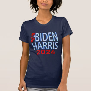 Biden Harris 2024 presidentsverkiezingen T-shirt