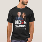 Biden Harris 2024 presidentsverkiezingen T-shirt (Voorkant)