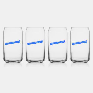 Biden-Harris 2024 Retro Label Blikvorm Glas