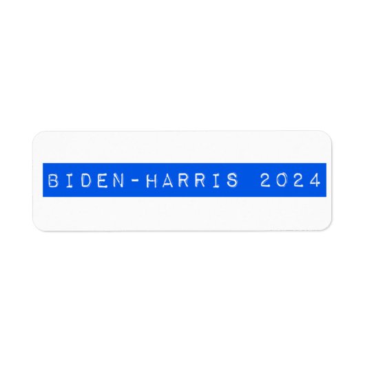 Biden-Harris 2024 Retro Label ontwerp (Voorkant)