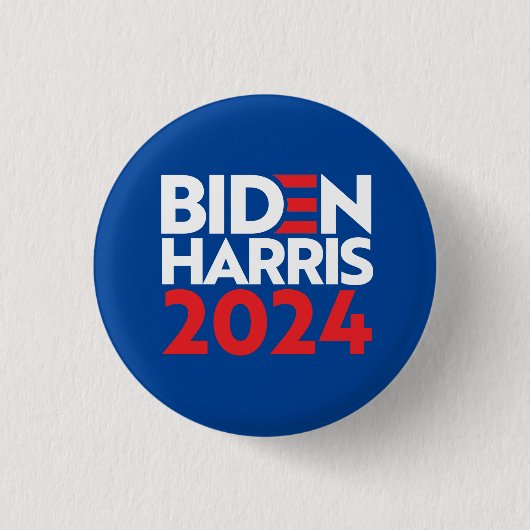 Biden Harris 2024 Ronde Button 3,2 Cm (Voorkant)