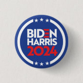 Biden Harris 2024 Ronde Button 3,2 Cm (Voorkant)