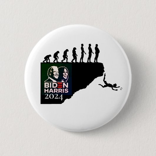 Biden/Harris 2024 Ronde Button 5,7 Cm (Voorkant)