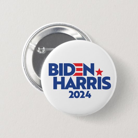 BIDEN HARRIS 2024 RONDE BUTTON 5,7 CM (Voorkant /achterkant)