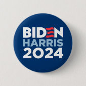 Biden Harris 2024 Ronde Button 5,7 Cm (Voorkant)