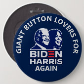 Biden Harris 2024 Ronde Button 6,0 Cm (Voorkant /achterkant)