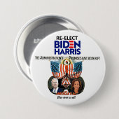 Biden Harris 2024 Ronde Button 7,6 Cm (Voorkant /achterkant)