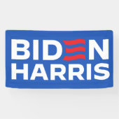 Biden Harris 2024 Spandoek (Horizontaal)