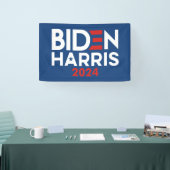 Biden Harris 2024 ster - rood wit blauw Spandoek (Beurs)