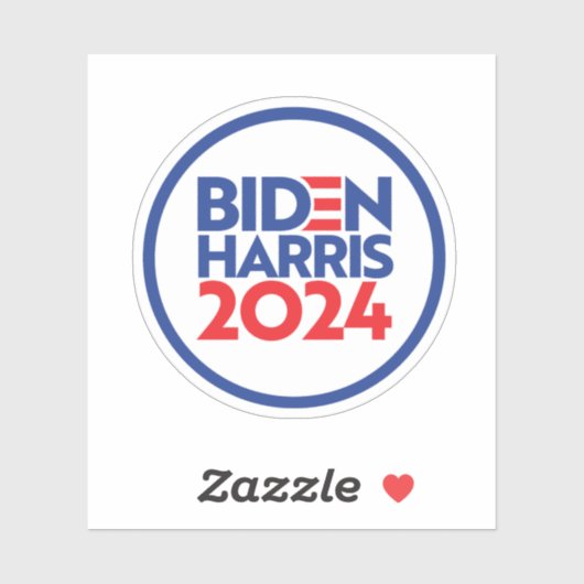 Biden Harris 2024 Sticker (Vel)