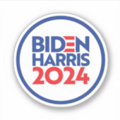 Biden Harris 2024 Sticker (Voorkant)