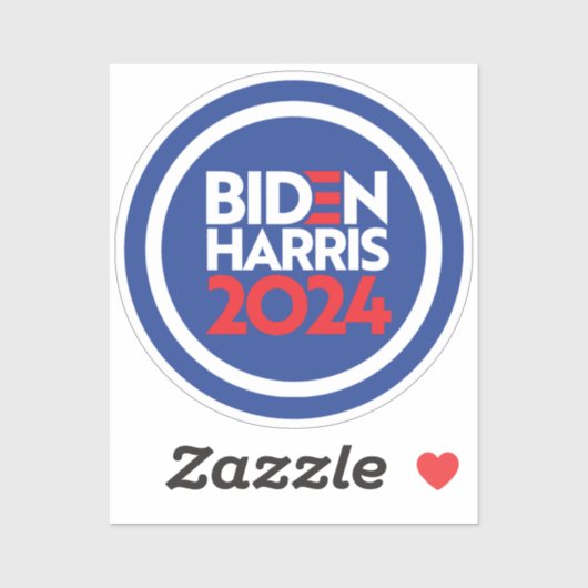 Biden Harris 2024 Sticker (Vel)