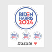 Biden Harris 2024 Sticker (Vel)