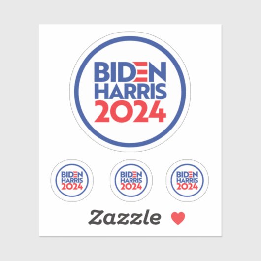 Biden Harris 2024 Sticker (Vel)