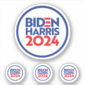 Biden Harris 2024 Sticker (Voorkant)
