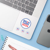 Biden Harris 2024 Sticker (Laptop met iPhone)