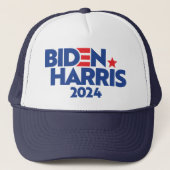 BIDEN HARRIS 2024 TRUCKER PET (Voorkant)