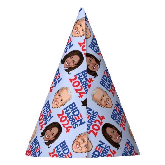 Biden Harris 2024 Verjaardag Feesthoedjes (Achterkant)