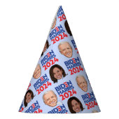 Biden Harris 2024 Verjaardag Feesthoedjes (Links)