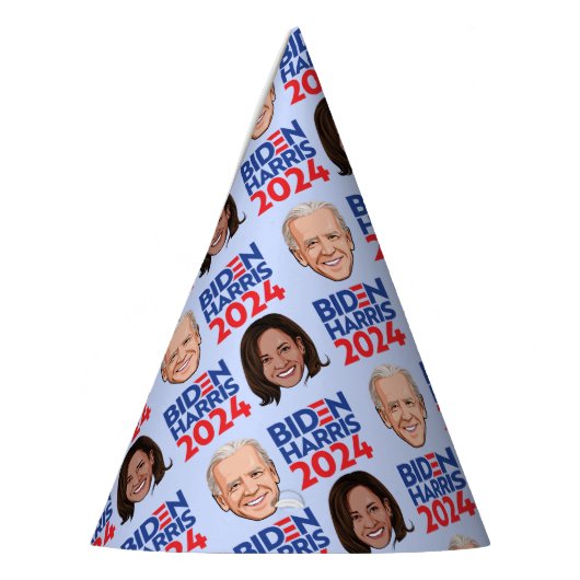 Biden Harris 2024 Verjaardag Feesthoedjes (Links)