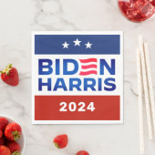 Biden Harris 2024 Verkiezingscampagne Papier serve Servet (Insitu)