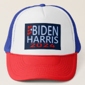 Biden Harris 2024 Verkiezingstrucker hoed Trucker Pet (Voorkant)