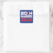 Biden Harris 2024 Vierkante Sticker (Tas)