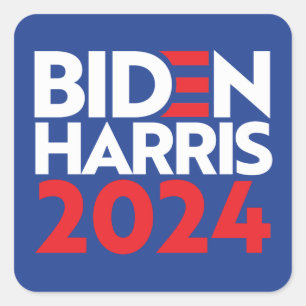 Biden Harris 2024 Vierkante Sticker