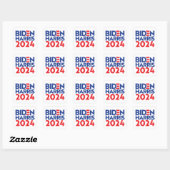 BIDEN HARRIS 2024 VIERKANTE STICKER (Vel)